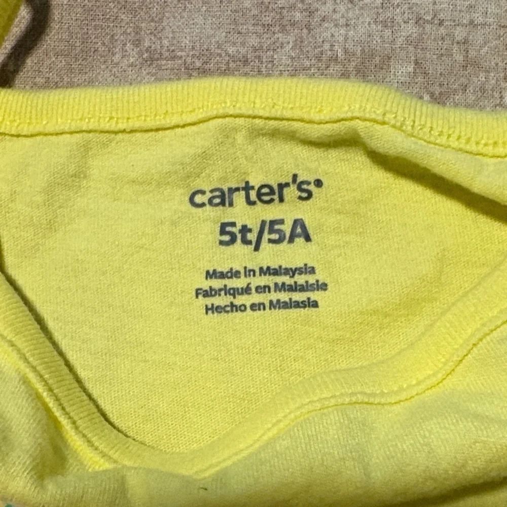 Carter's Bright Yellow Tank Top